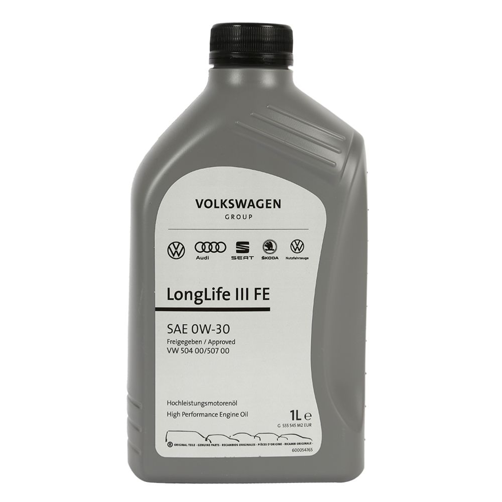 VAG LongLife III FE 0W-30 VW 504 00/507 00 mootoriõli 1 l