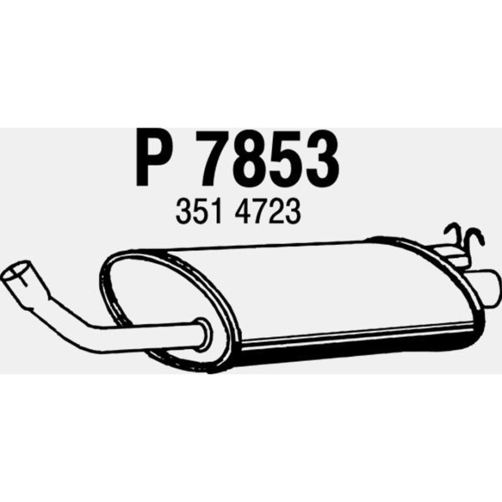 Takaäänenvaimentaja 14-7820