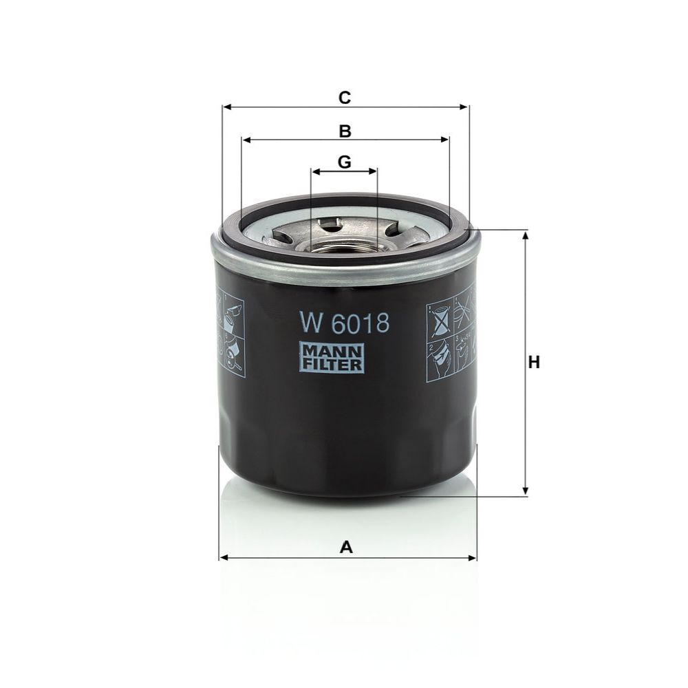 Õlifilter 15-6018