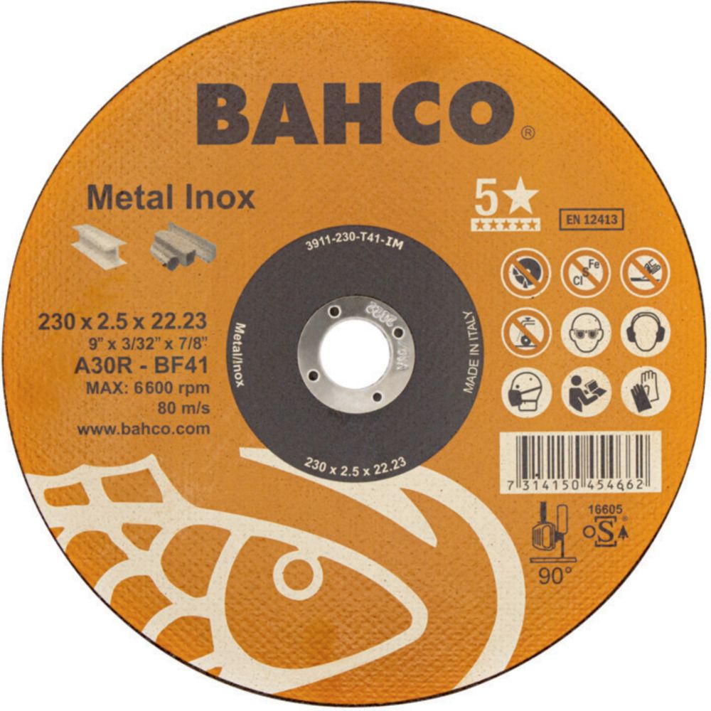 Bahco 3911-230-T41-IM lõikeketas 230 x 2,5 mm teras/RT