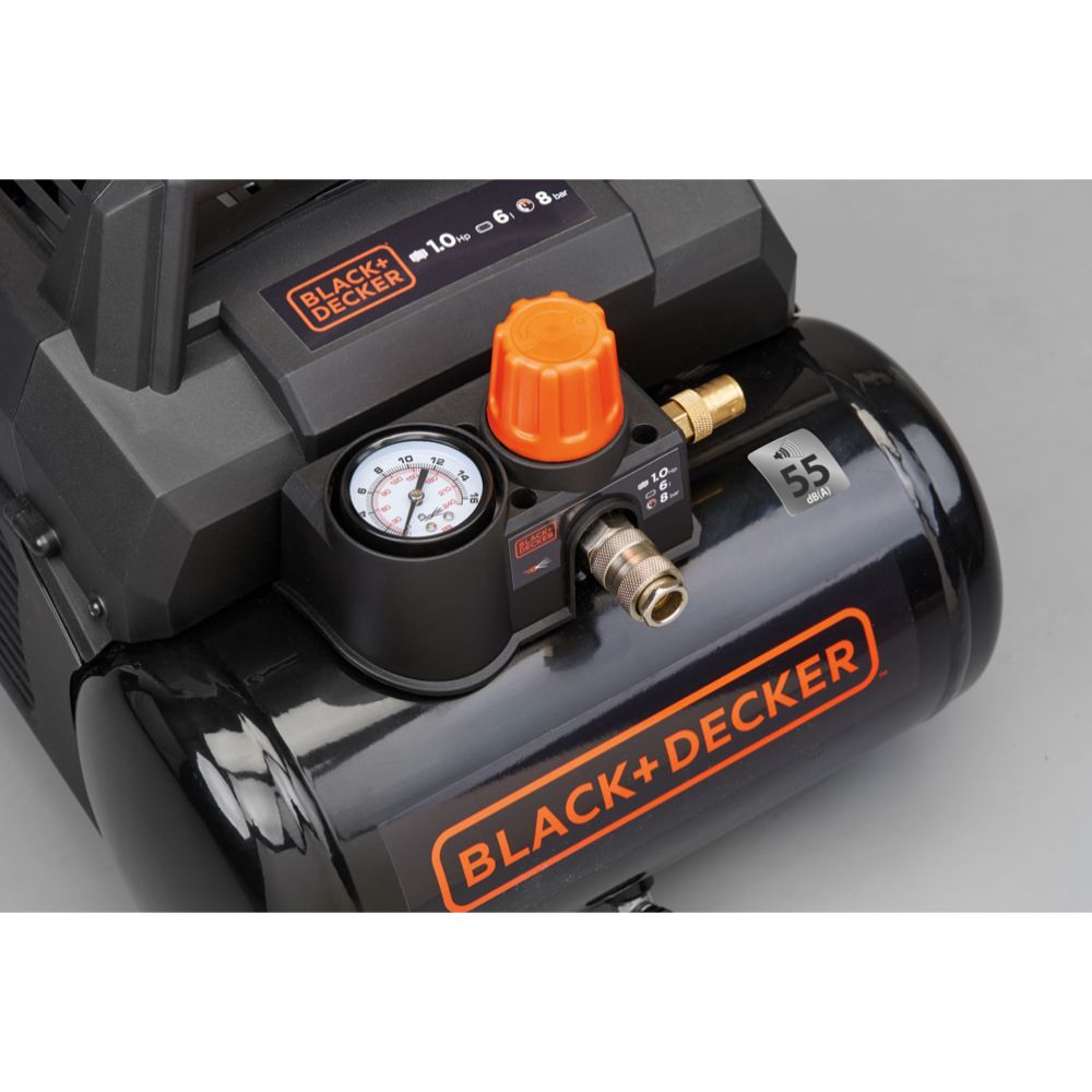Black+Decker 100/8/6 paineilmakompressori 750 W 6 l