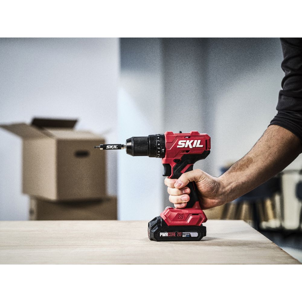 SKIL 3021 HA borstlös batteridriven slagborrmaskin 2 x 2.0 Ah