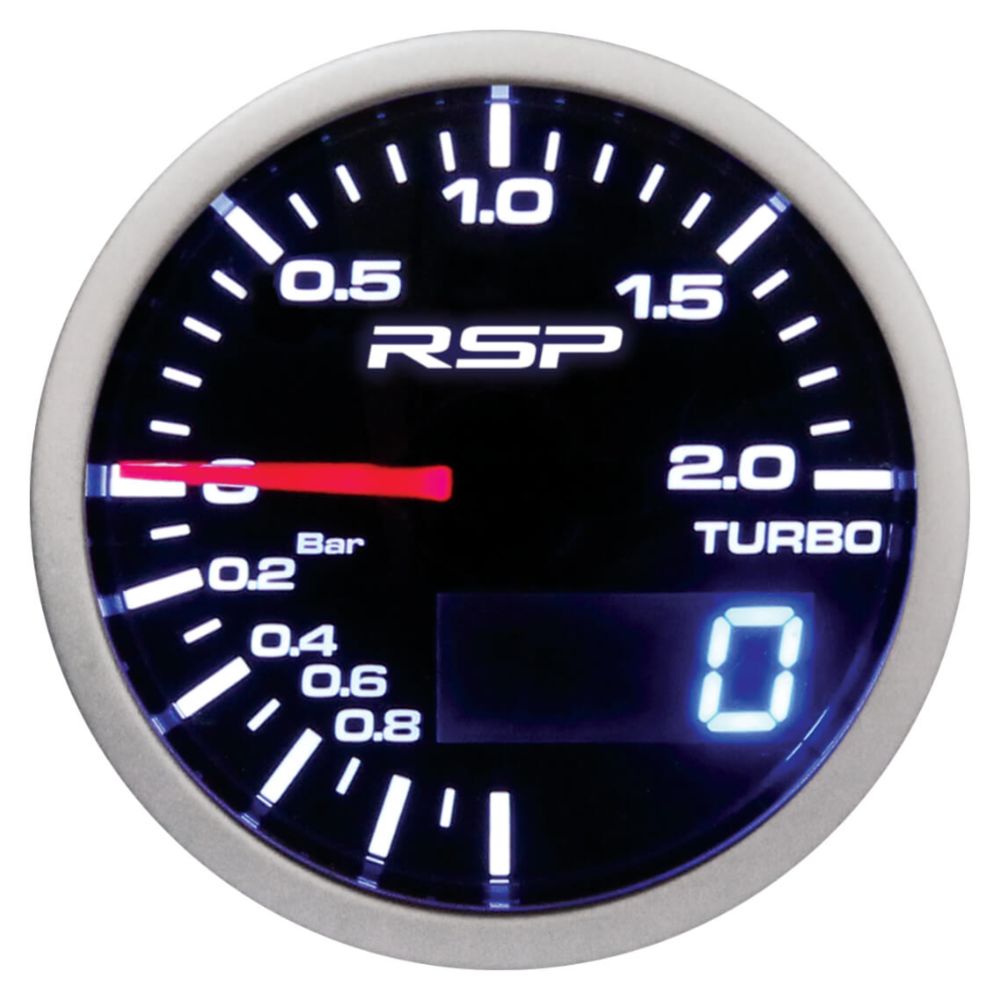 Race Sport Performance digital LED-laddtrycksmätare ø 52 mm