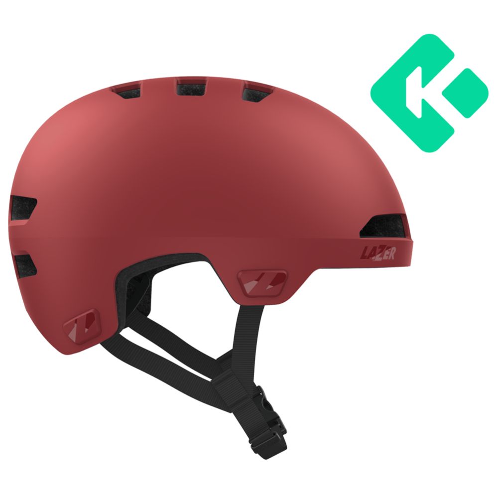 Lazer Maze JR KinetiCore Matte Ruby Red lasten pyöräilykypärä 50-56 cm