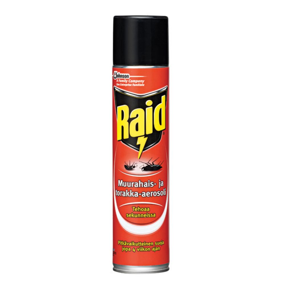 Raid muurahais- ja torakka-aerosoli 300ml