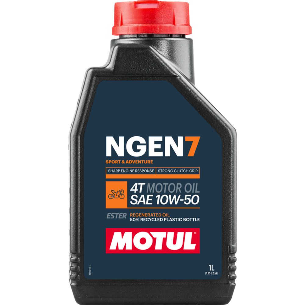 Motul NGEN 7 10W-50 4T sünteetiline mootoriõli mootorratastele, 1 l
