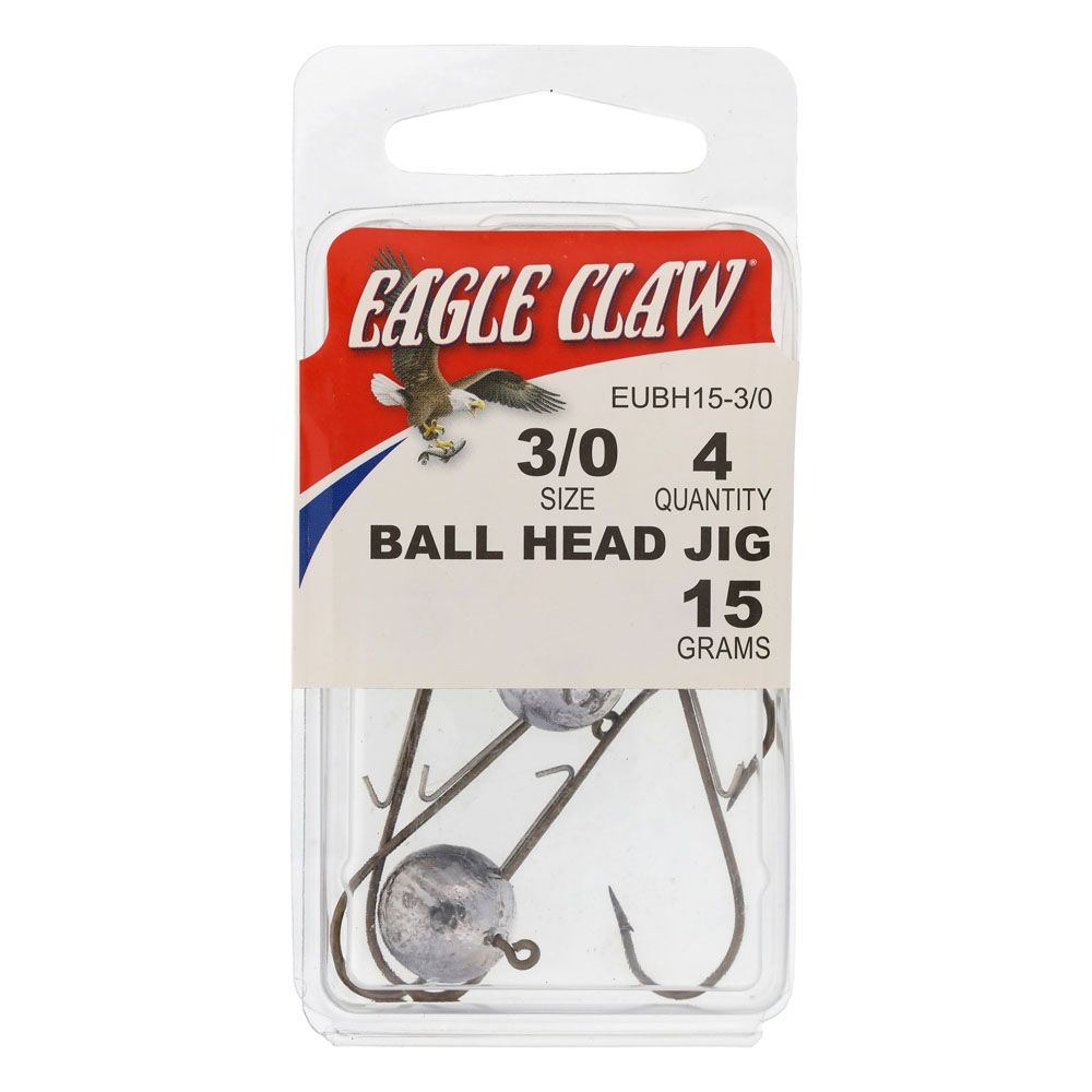 Eagle Claw jigipää 15g #2/0 4 kpl