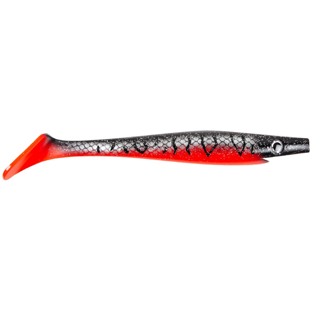 Strike Pro Pig Shad Tournament 18 cm 30 g haukijigi Red Tiger 2 kpl