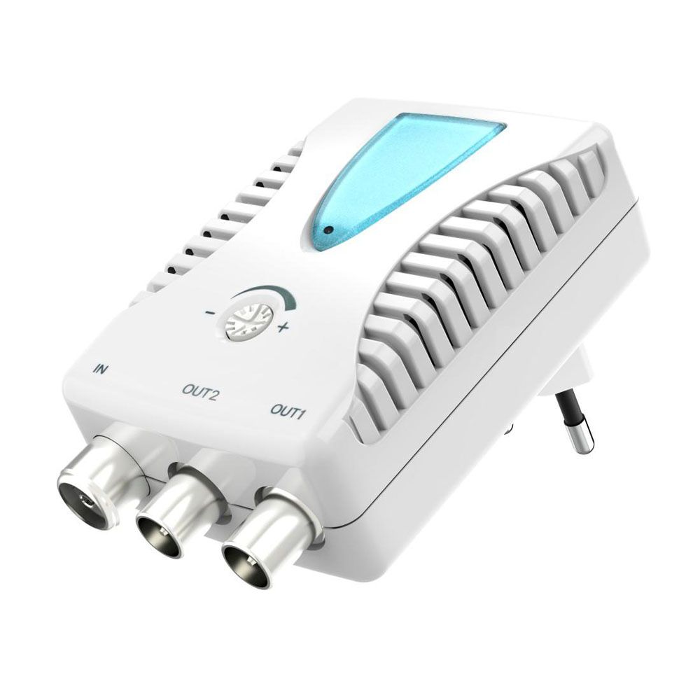 Hama antennförstärkare med två utgångar, 2 x 22 dB