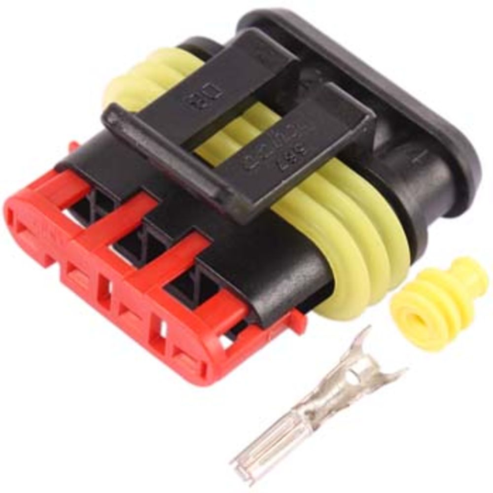 Snabbkoppling 4-polig hona vattentät