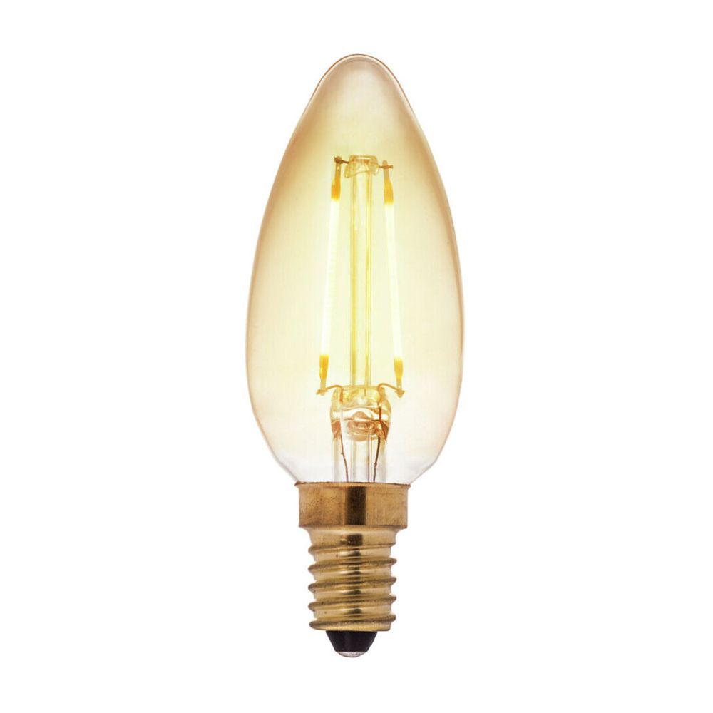 Airam Amber LED-lühteramp, 5 W, 2200 K, läbipaistev, E14, hämardatav, 360 lm