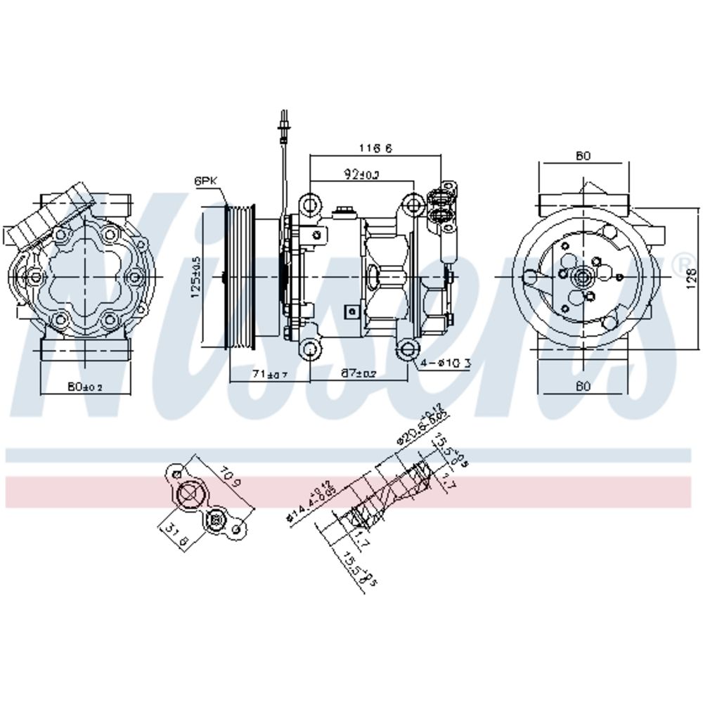 Ilmastointilaitteen kompressori 30-00146