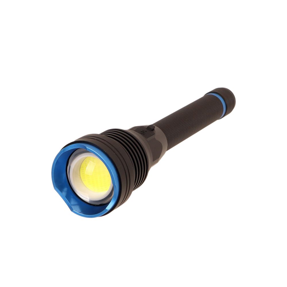 Berg uppladdningsbar LED-ficklampa 75 W 6000 lm aluminium