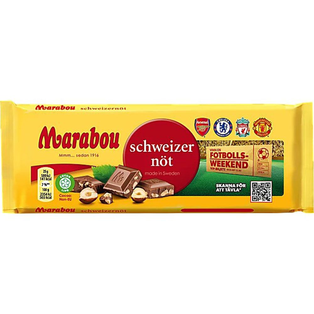 Marabou schweizernöt 100 g