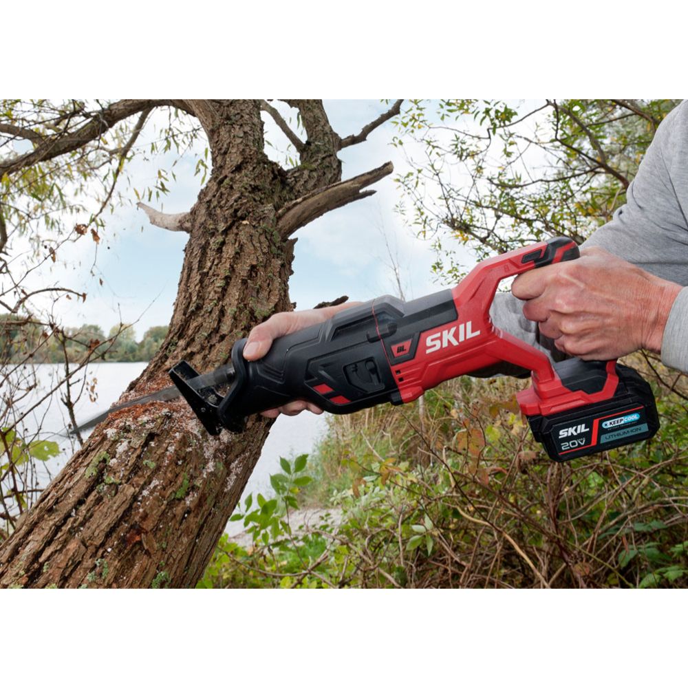 Skil 3480 DA kolborstlös batteridriven tigersåg 2,5 Ah 20 V