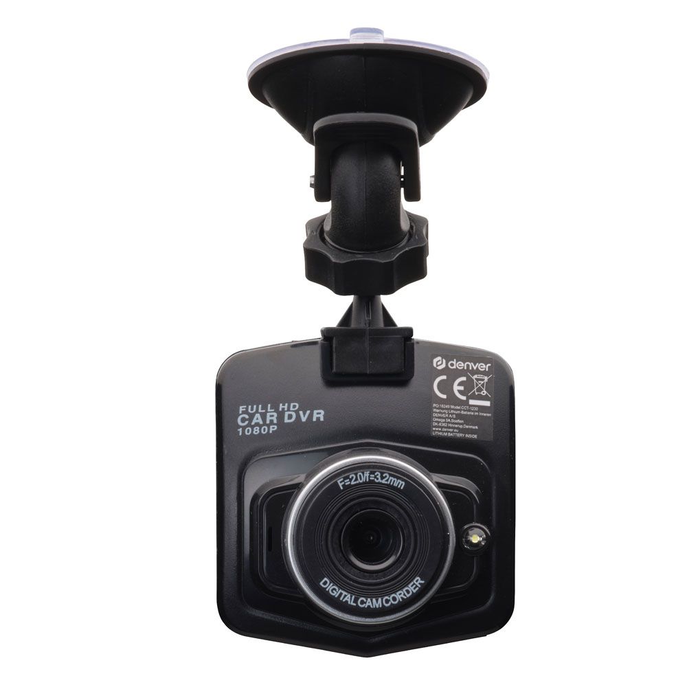 Denver CCT-1230 720P HD -autokamera 2,4" LCD -näytöllä