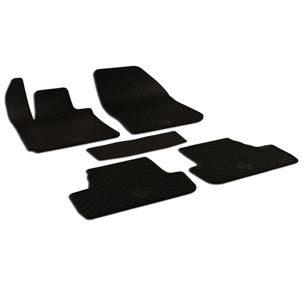 Gummimattsats Peugeot 308 2014– svart