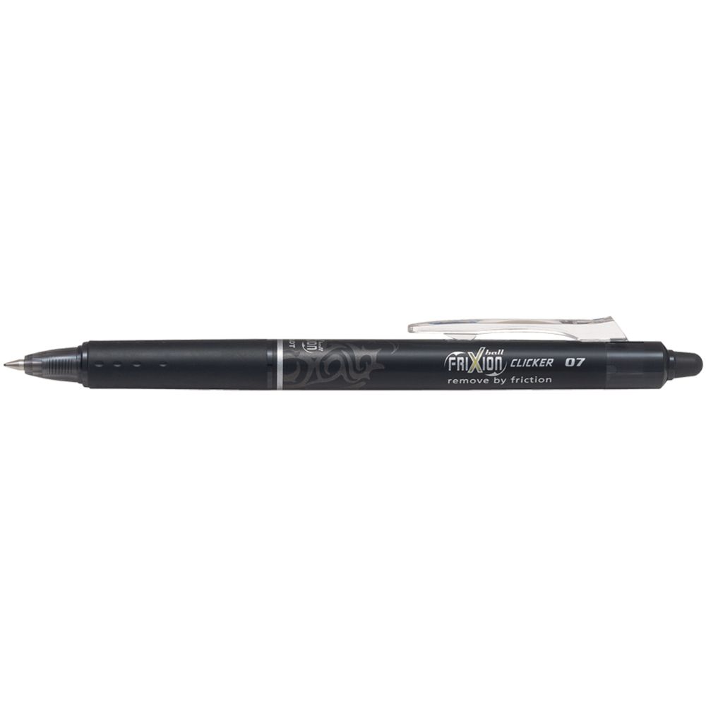 Pilot Frixion Ball Clicker kustutatav tindipliiats 0,7 must