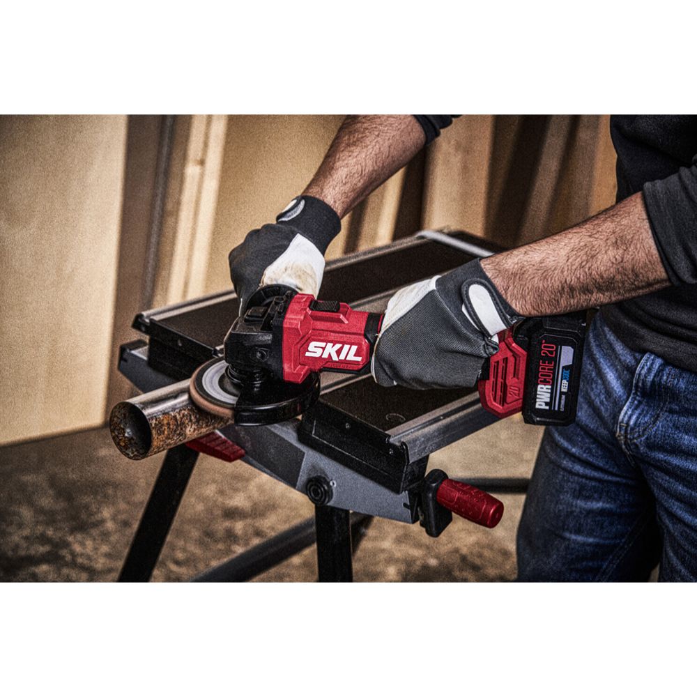 SKIL 3923 CA hiiliharjaton akkukulmahiomakone 125 mm runko