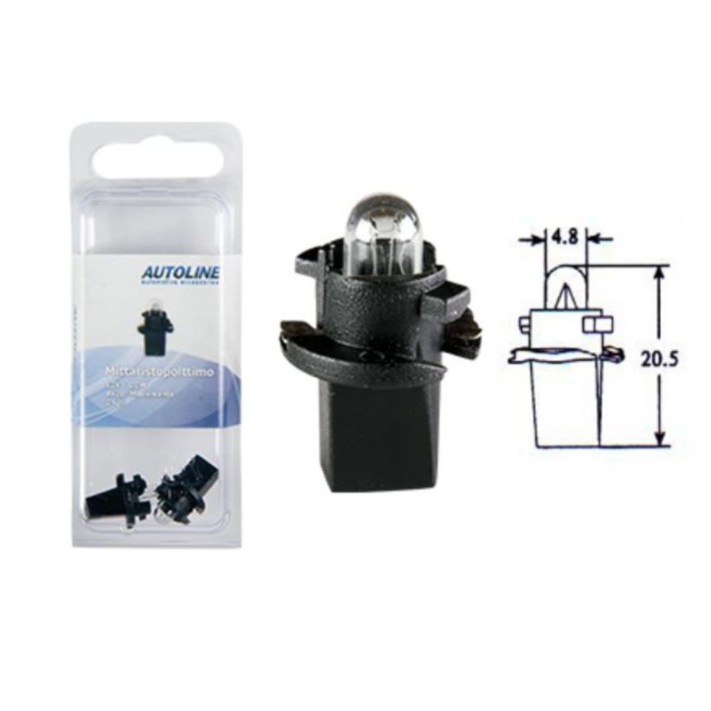 BX2D-polttimopari 12V/1,2W