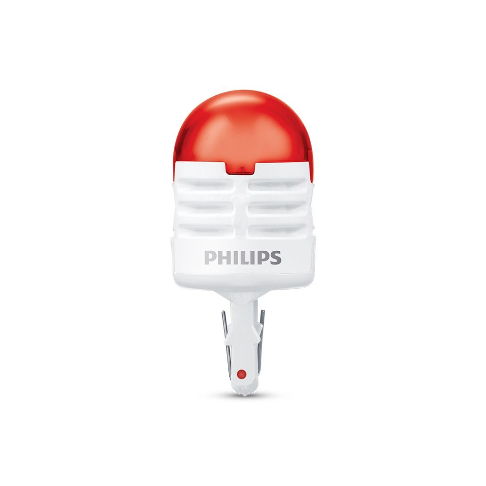 Philips Ultinon Pro3000 W21/5 LED-pirnid, 2 tk, punane