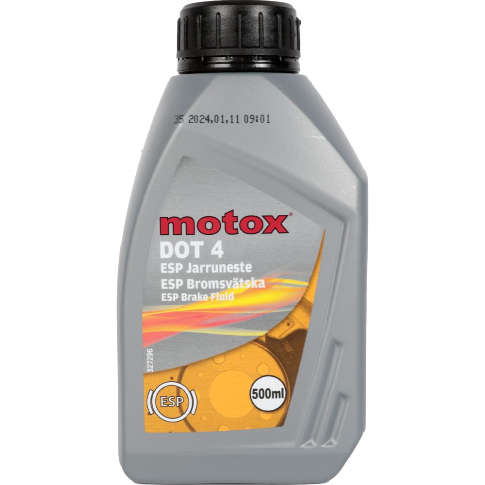Motox bromsvätska DOT4 ESP 0,5 L