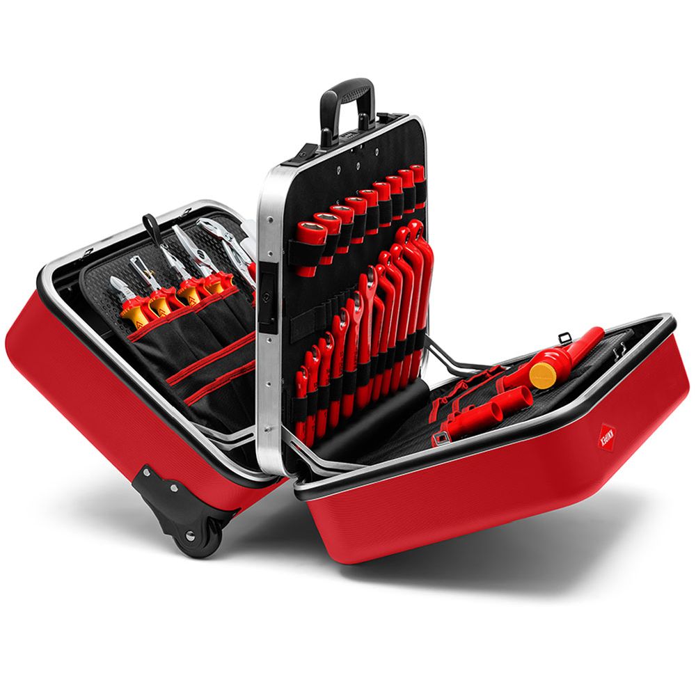 Knipex® 98 99 15 VDE verktygssats i verktygsväska, 47 delar