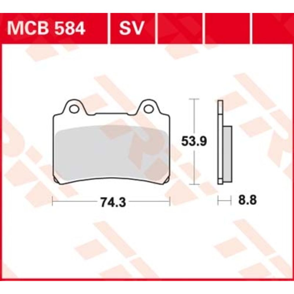 Bromsbeläggssats 98-22014