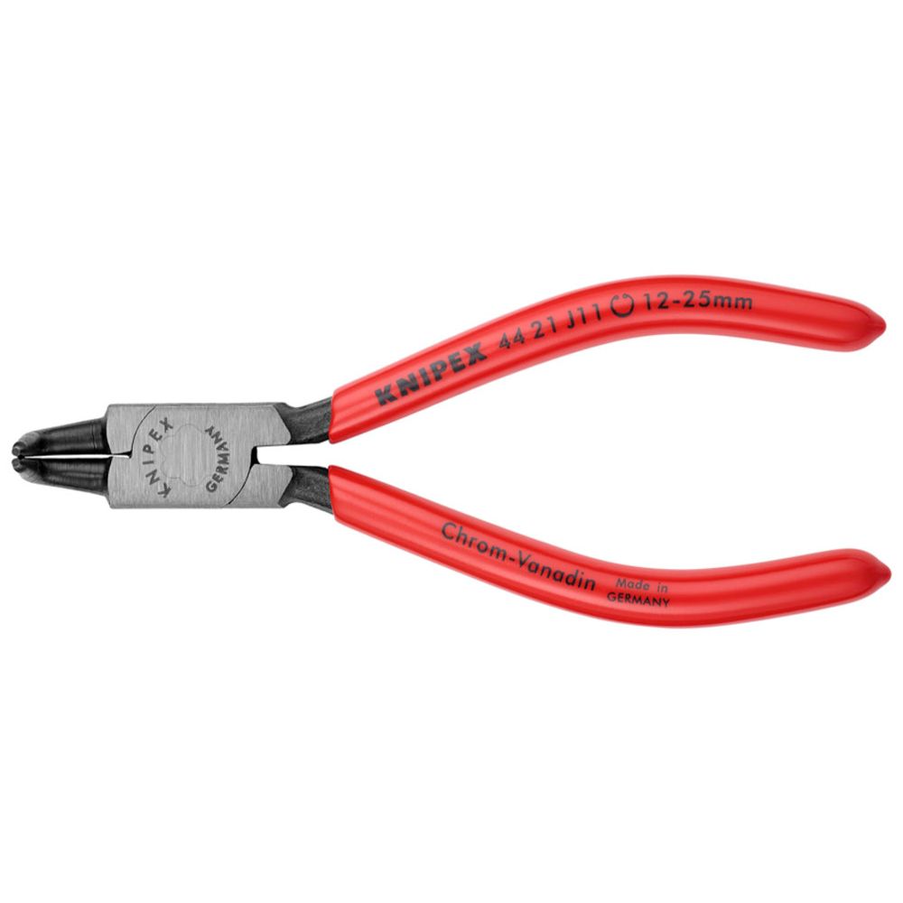 Knipex® 44 21 J11 böjd låsringstång klämmande 130 mm 12-25 mm