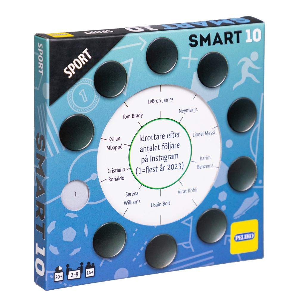 Smart10 Urheilu kysymyskortit Ruotsinkielinen