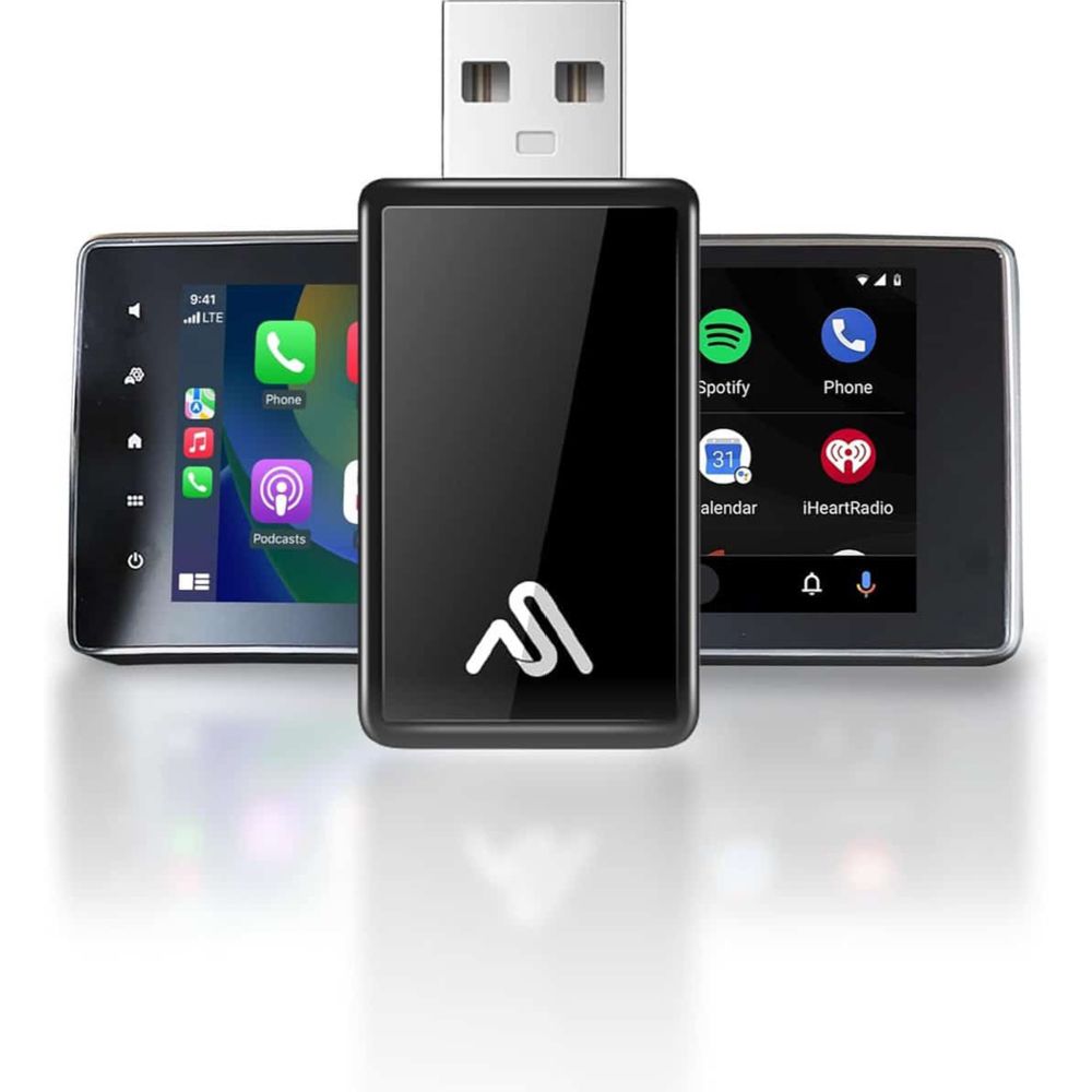 AutoSky WUA-8 langaton Apple Carplay ja Android Auto adapteri