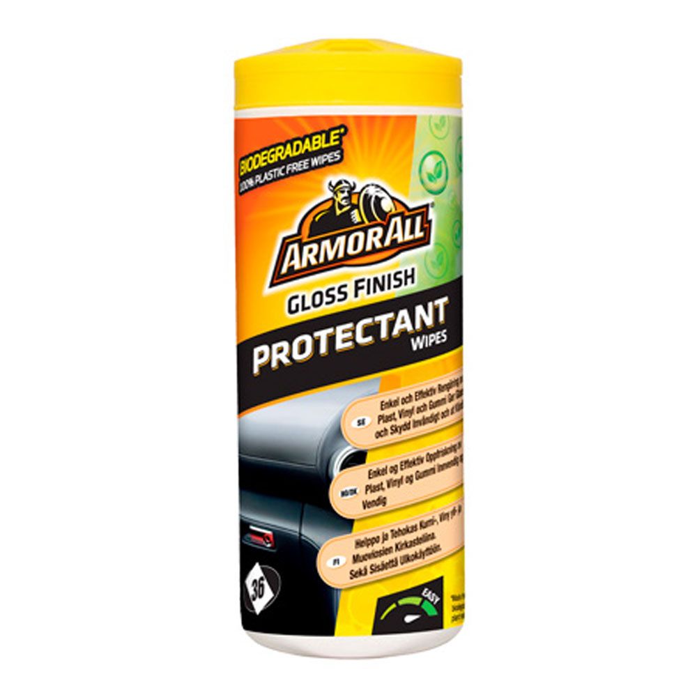 Armor All Wipes gummi- och plastdukar blank