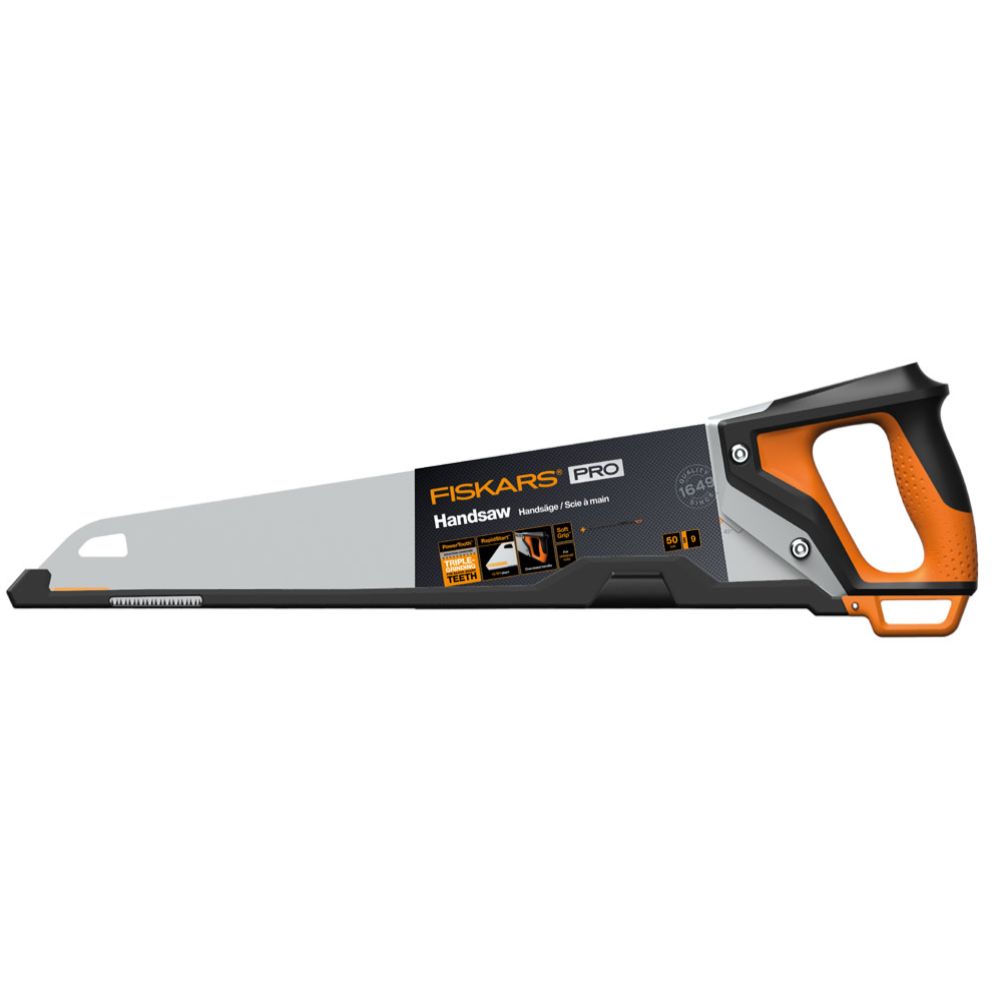 Fiskars Pro PowerTooth käsisaag 9 tpi 500 mm