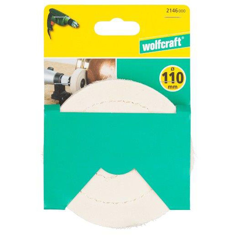Wolfcraft® riidest poleerketas, 110 mm