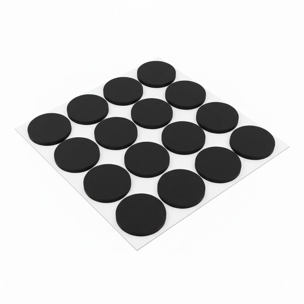 Arctic Design huopatassu pyöreä 20 mm 16 kpl musta