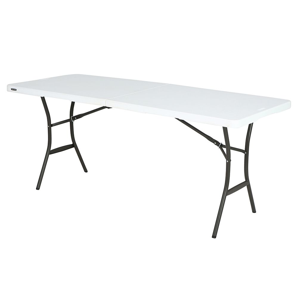 Lifetime bord hopfällbart vitt 183 x 70 cm
