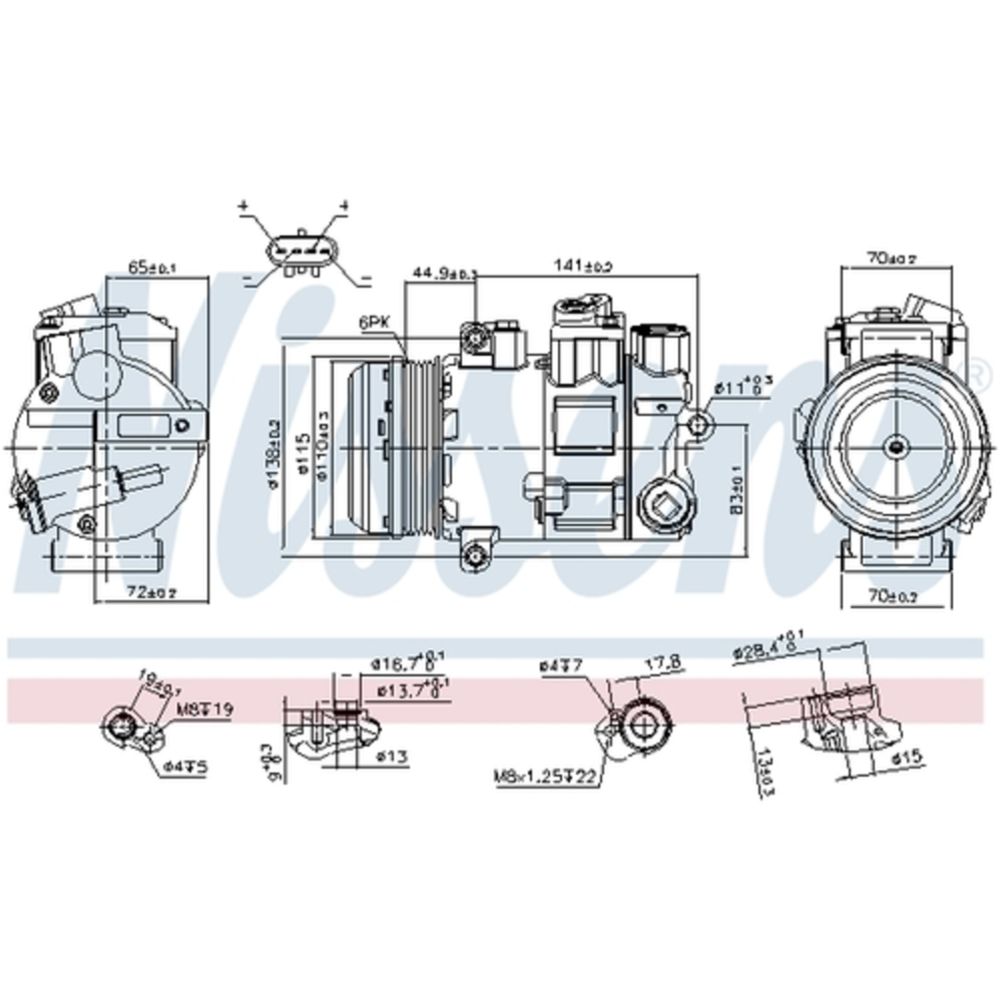 Ilmastointilaitteen kompressori 30-05082