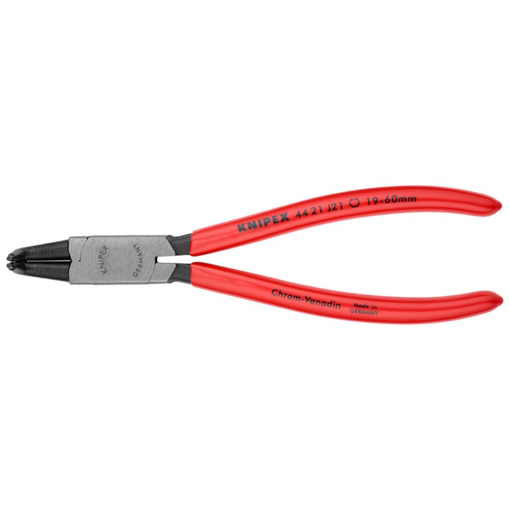 Knipex® 44 21 J12 böjd låsringstång klämmande 170 mm 19-60 mm