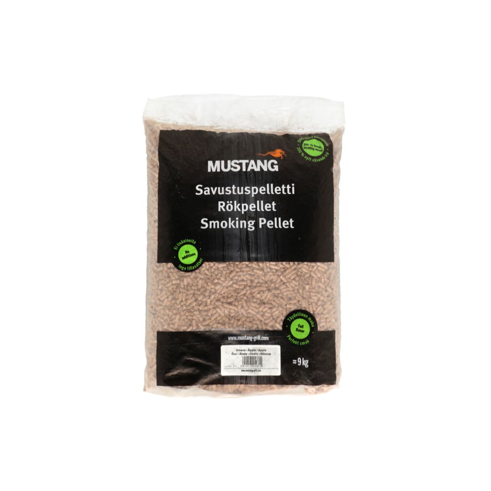 Mustang savustuspelletti omena 9 kg
