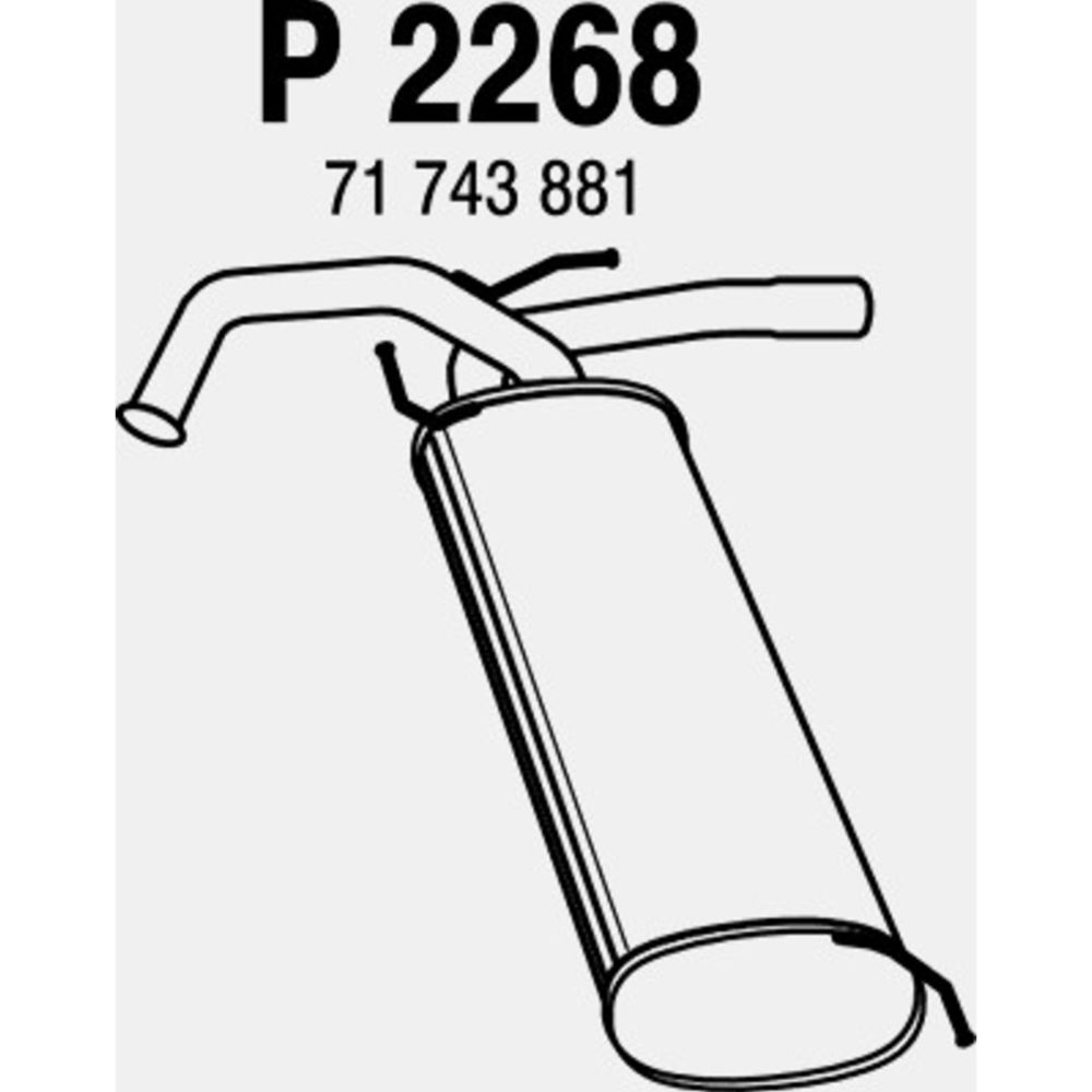 Takaäänenvaimentaja 14-6238