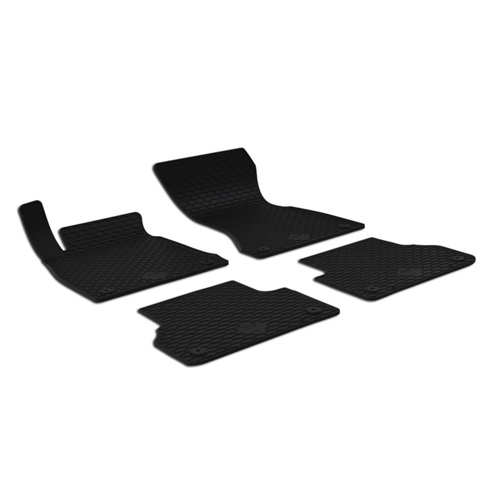 Kummimattide komplekt, Audi A4, A5 (B9) 2015-, must