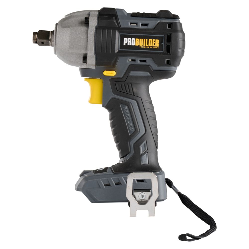 Probuilder harjadeta akulöökmutrikeeraja, 18 V, 500 Nm, ilma aku ja laadijata