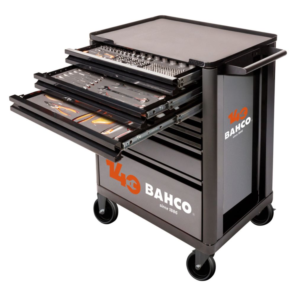 Bahco 1472K7BKFFSD140 verktygsvagn 216 delar