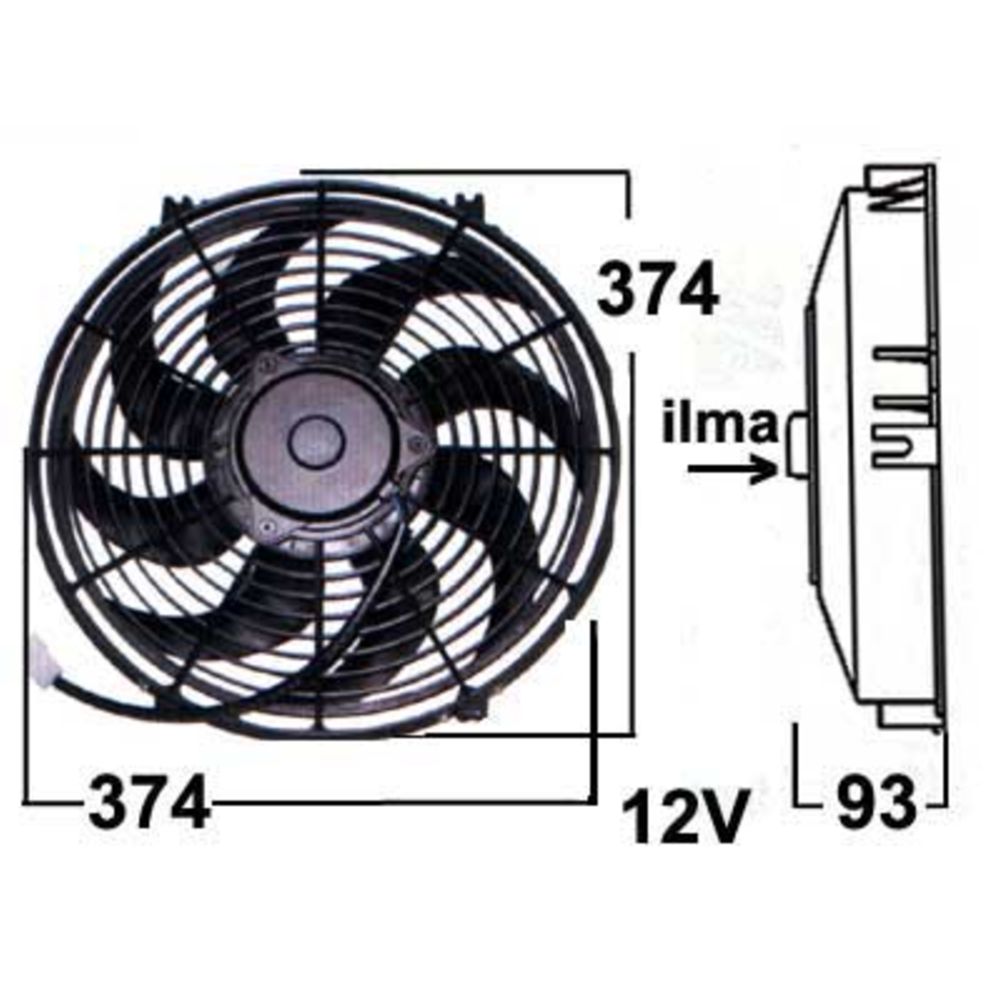 Mootorijahutuse ventilaator 48-0952