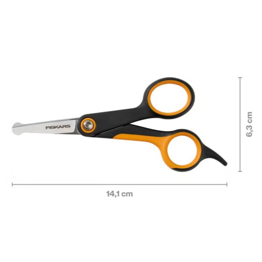 Fiskars klosax med rundade spetsar