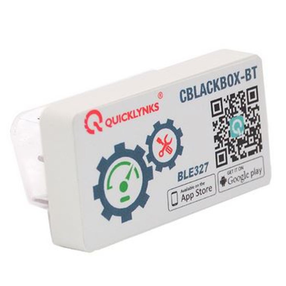 Quicklynks BLE327 Blackbox, Android + iPhone Bluetooth, geneeriline OBD-adapter