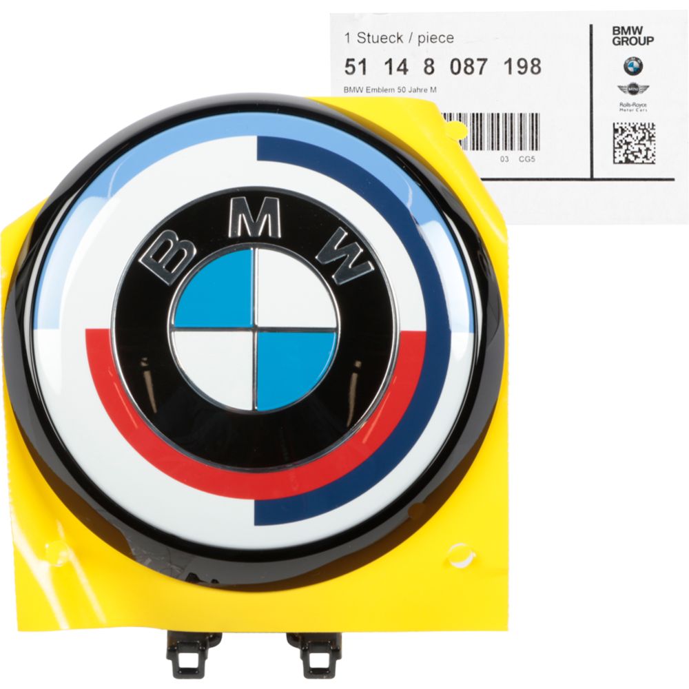 Takaluukun merkki BMW M 50 vuotta alkuperäinen