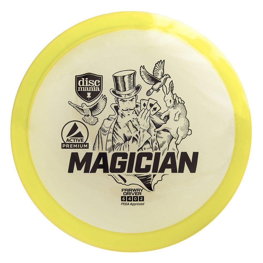 Discmania Active Premium Magician kaugmaaketas, kollane