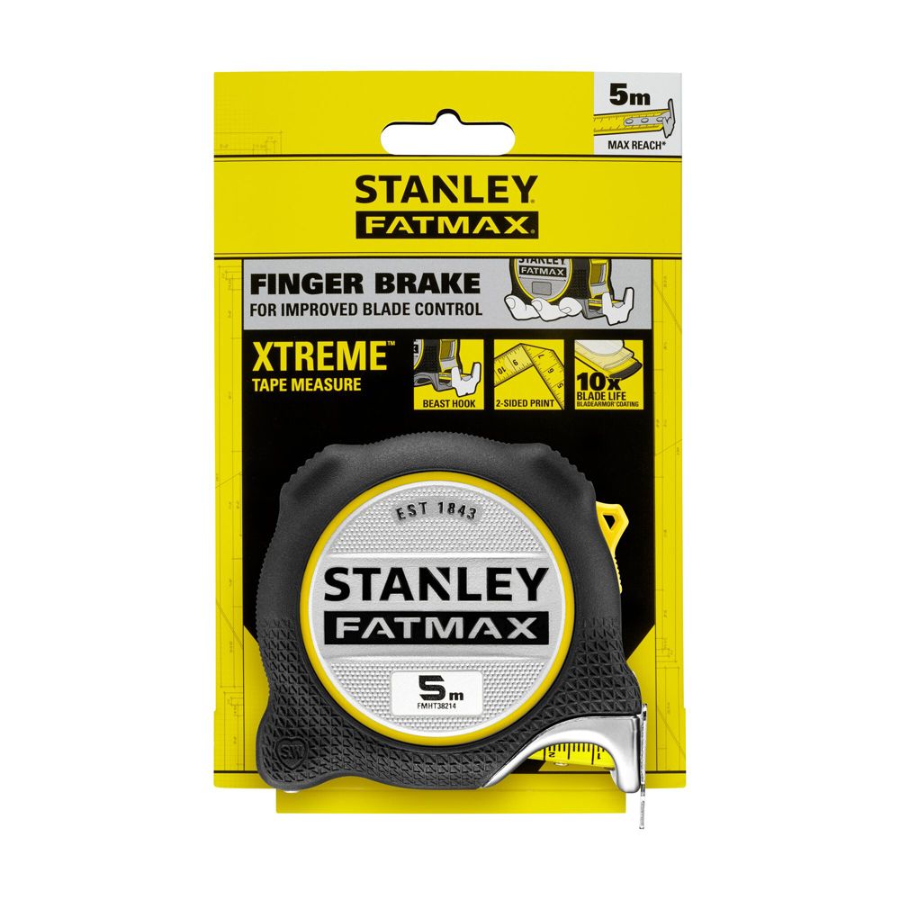 Stanley Fatmax Supercharge rullamitta 5 m