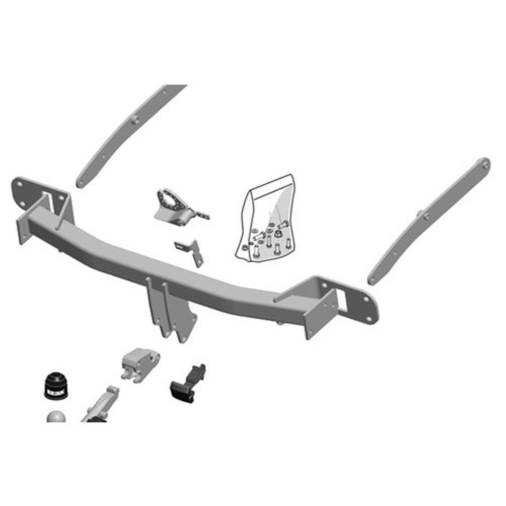 Vetokoukku MB GLK 08- irrotettava